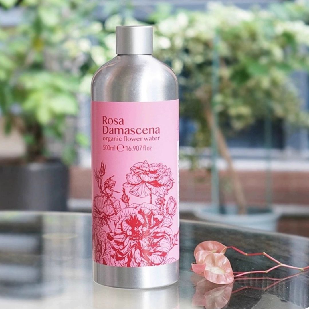 ALBA GRUPS Rose Hydrosol Toner with Essential Oil – Hydrating & Refreshing Facial Mist for Moisturizing & Skin Balance