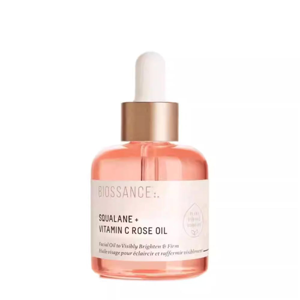 Biossance Squalane + Vitamin C Rose Firming Oil