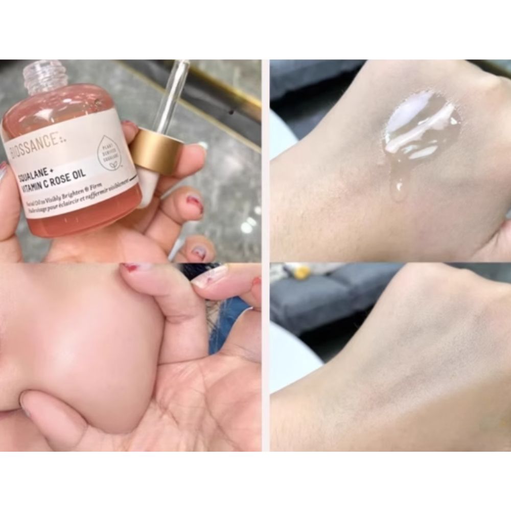 Biossance Squalane + Vitamin C Rose Firming Oil
