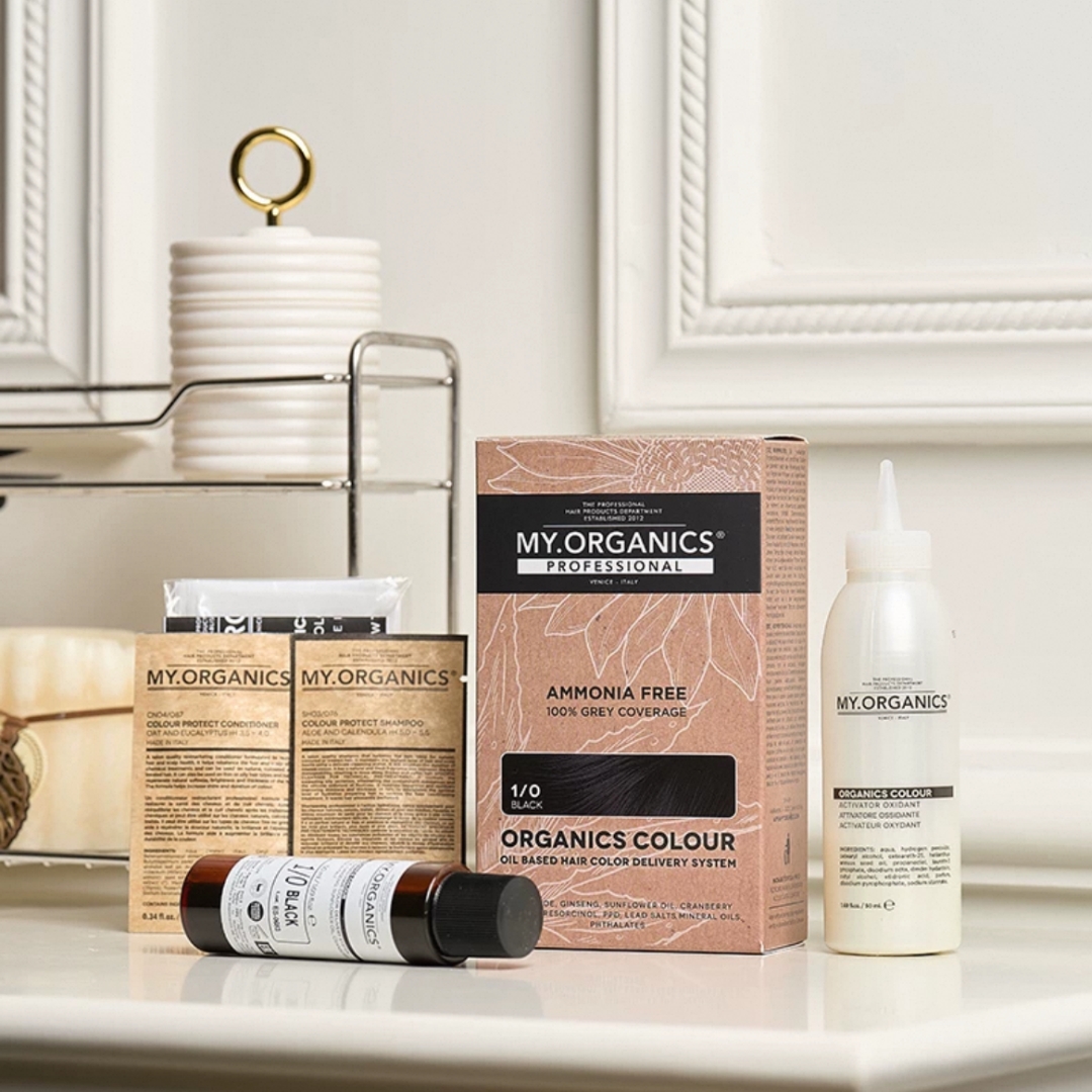 My Organics Organic Colour Oil-Based Hair Color Delivery System (2 x 50ml + 2 x 10ml)