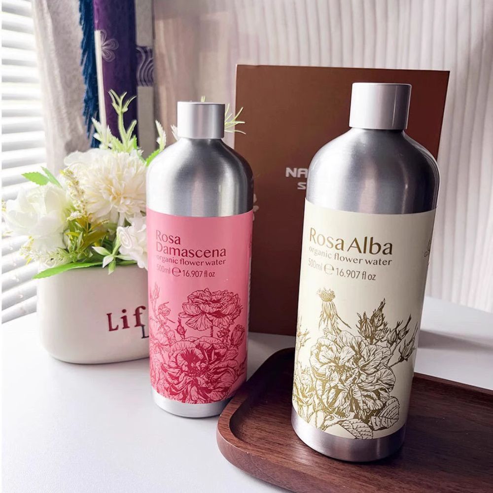 ALBA GRUPS Rose Hydrosol Toner with Essential Oil – Hydrating & Refreshing Facial Mist for Moisturizing & Skin Balance
