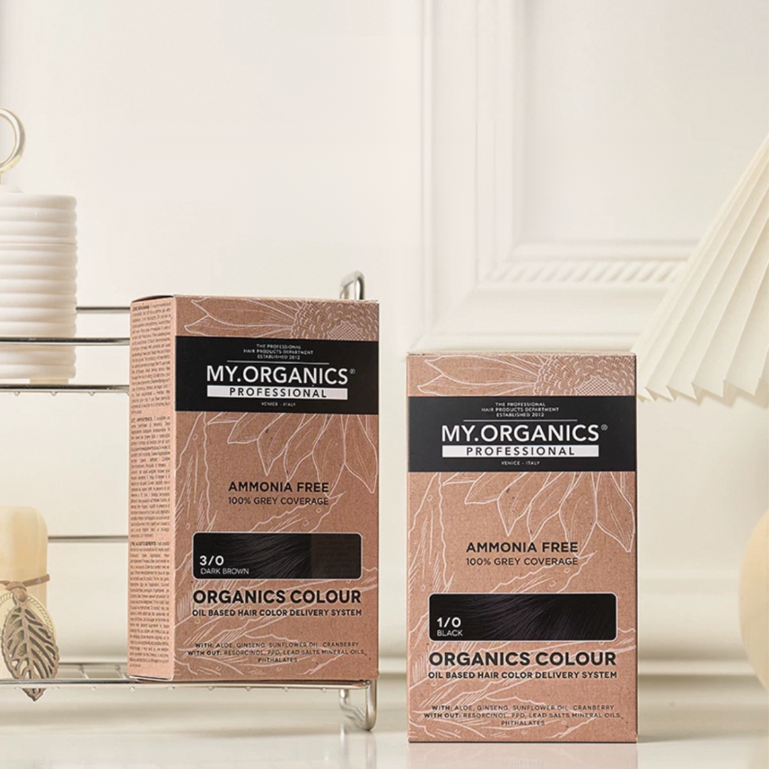 My Organics Organic Colour Oil-Based Hair Color Delivery System (2 x 50ml + 2 x 10ml)
